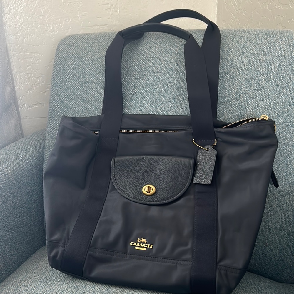 Coach nylon tote